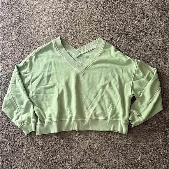 Aerie Sage V-Neck Knit Top - Picture 1 of 2